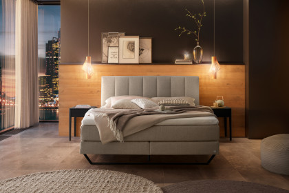 Pronto von Hasena - Boxspringbett Ambra in Sand