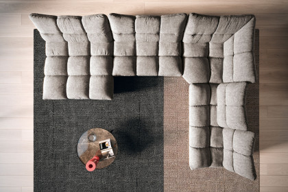 Passion-LE25 von designwerk - Sofalandschaft rechts argento