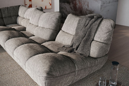 Passion-LE25 von designwerk - Sofalandschaft rechts argento