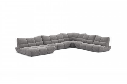 Passion-LE25 von designwerk - Sofalandschaft rechts argento