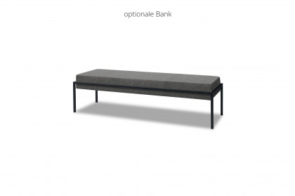 Pronto von Hasena - Boxspringbett Ambra in Grey