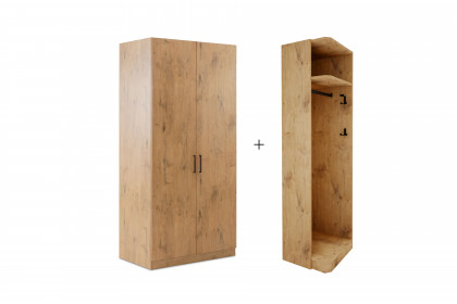 Meran von Schösswender - Schrank mit Garderobe ca. 160 cm breit