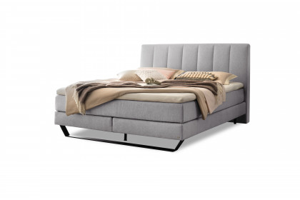 Pronto von Hasena - Boxspringbett Ambra in Lightgrey