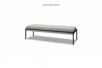 Pronto von Hasena - Boxspringbett Ambra in Lightgrey