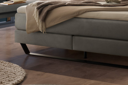 Pronto von Hasena - Boxspringbett Ambra in Steel