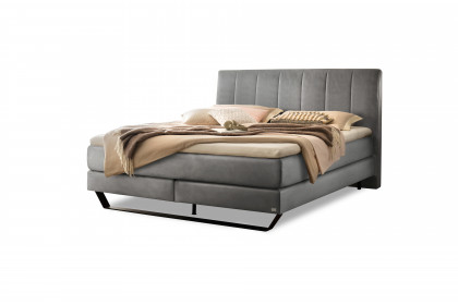 Pronto von Hasena - Boxspringbett Ambra in Steel