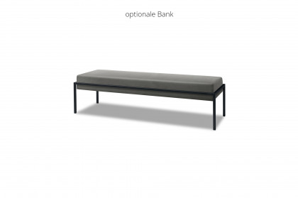 Pronto von Hasena - Boxspringbett Ambra in Steel