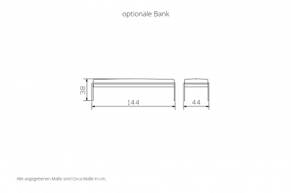 Pronto von Hasena - Boxspringbett Ambra in Steel