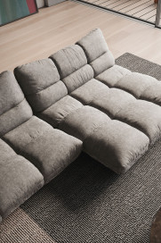 Passion-LE25 von designwerk - Sofalandschaft links argento