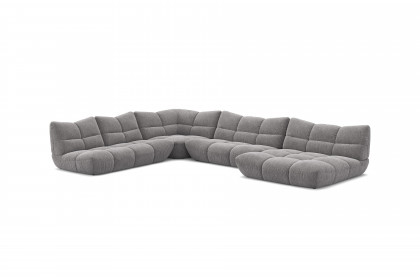 Passion-LE25 von designwerk - Sofalandschaft links argento