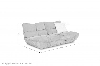 Passion-LE25 von designwerk - Einzelsofa dune