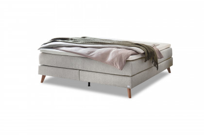 Pronto von Hasena - Boxspringbett Beatriz in Lightgrey