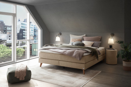 Pronto von Hasena - Boxspringbett Beatriz in Sand