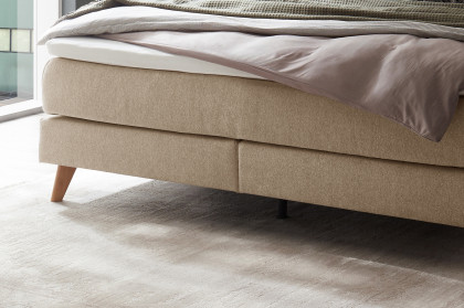 Pronto von Hasena - Boxspringbett Beatriz in Sand