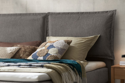 Pronto von Hasena - Boxspringbett Bonita in Grey