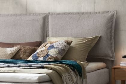 Pronto von Hasena - Boxspringbett Bonita in Lightgrey