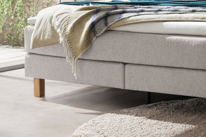 Pronto von Hasena - Boxspringbett Bonita in Lightgrey