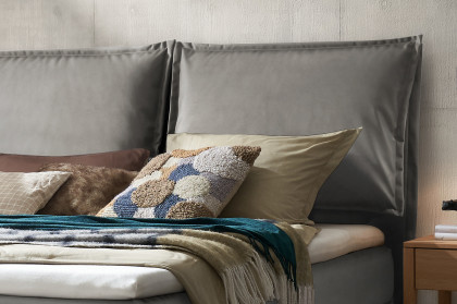 Pronto von Hasena - Boxspringbett Bonita in Steel