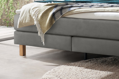 Pronto von Hasena - Boxspringbett Bonita in Steel