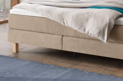 Pronto von Hasena - Boxspringbett Carlota in Sand