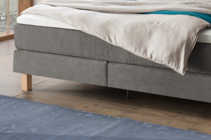 Pronto von Hasena - Boxspringbett Carlota in Grey