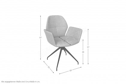 Mood #95 von Mobitec - Stuhl in Taupe