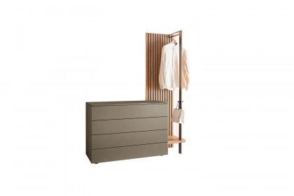 Plan von Thielemeyer - Schubladenkommode fango + Garderobe mit Lamellen