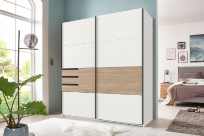 Bremen von Wimex - Schwebetürenschrank weiß/ Multiplex