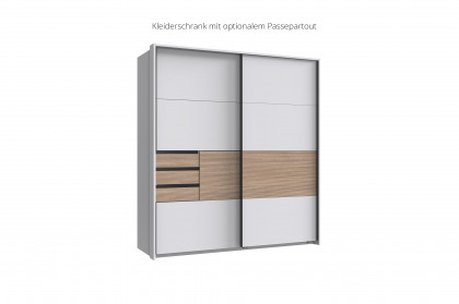Bremen von Wimex - Schwebetürenschrank weiß/ Multiplex