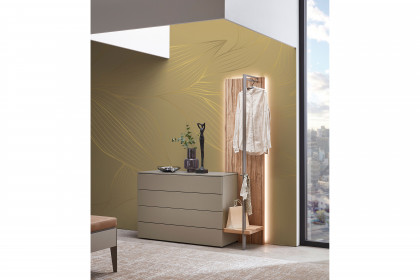 Plan von Thielemeyer - Schubkastenkommode Lack fango - Garderobe Spaltholz