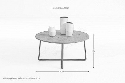 Yoris von SCHÖNER WOHNEN - Wohnwand V20 Kerneiche Umato/ Eiche anthrazit