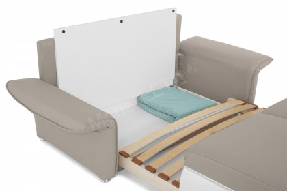 Nancy-Sleep von Restyl - Schlafsofa 130 in Cappuccino