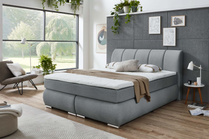 Graz-BX2630 von Sun Garden - Boxspringbett grau