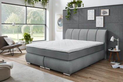Graz-BX2630 von Sun Garden - Boxspringbett grau