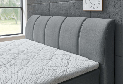 Graz-BX2630 von Sun Garden - Boxspringbett grau