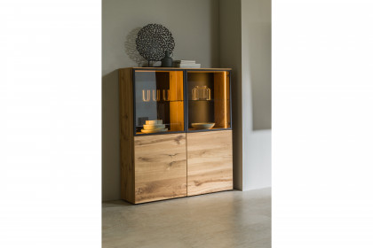Como von Schösswender - Highboard HCO 02 Kupfereiche bronze geölt