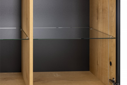 Como von Schösswender - Highboard HCO 02 Kupfereiche bronze geölt
