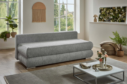 Borna-SO350 von Sun Garden - Schlafsofa silber