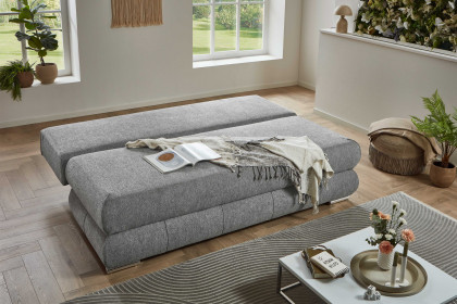 Borna-SO350 von Sun Garden - Schlafsofa silber