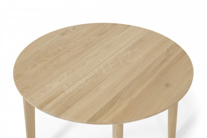 120 Dining Table von Skovby - Esstisch aus Eiche massiv, weiß geölt