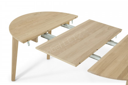 120 Dining Table von Skovby - Esstisch aus Eiche massiv, weiß geölt