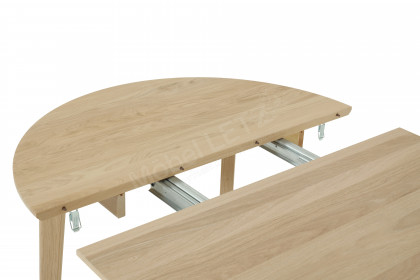 120 Dining Table von Skovby - Esstisch aus Eiche massiv, weiß geölt