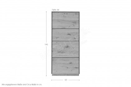 St. Gallen von TPT Möbel - Highboard Wildeiche natur geölt