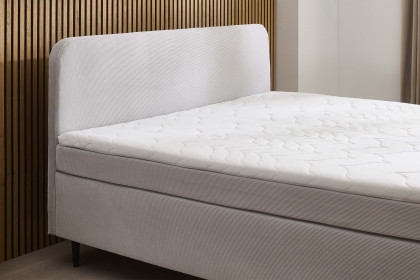 Villach-BX2620 von Sun Garden - Boxspringbett silber