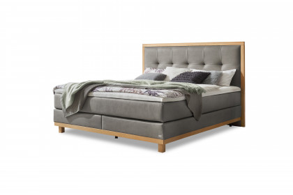 Pronto von Hasena - Boxspringbett Cecilia in Steel