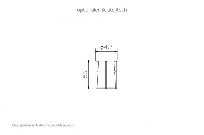 Pronto von Hasena - Boxspringbett Cecilia in Steel