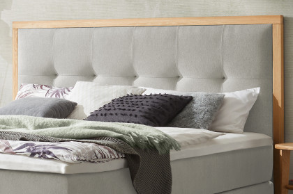 Pronto von Hasena - Boxspringbett Cecilia in Lightgrey