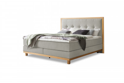 Pronto von Hasena - Boxspringbett Cecilia in Lightgrey