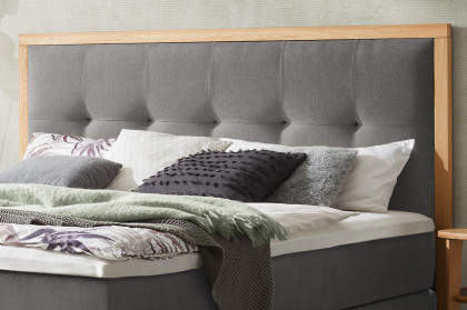 Pronto von Hasena - Boxspringbett Cecilia in Grey