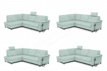 Emilia-LE25 von PM Oelsa - Eckcouch links mint